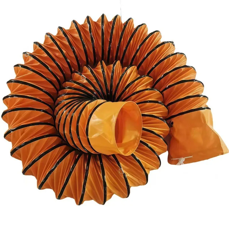 High Temperature Resistant Flexible Ventilation Duct Thickened Exhaust Air Pipe for Fan Mine Exhaust Smoke Air Hose
High Temperature Resistant Flexible Ventilation Duct Thickened Exhaust Air Pipe for Fan Mine Exhaust Smoke Air Hose
