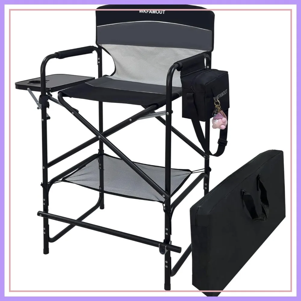 Folding Director Chair 30.7" Seat Height Bar Stool with Side Table Carry Bag
Folding Director Chair 30.7" Seat Height Bar Stool with Side Table Carry Bag