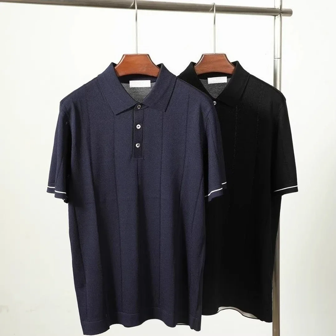 BC Italy 25SS Business Casual Lapel Short Sleeve Solid Color Knitted POLO Shirt
BC Italy 25SS Business Casual Lapel Short Sleeve Solid Color Knitted POLO Shirt