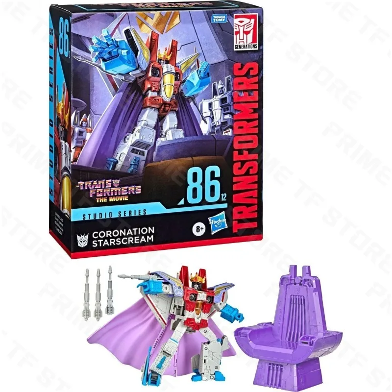 Original Hasbro Transfomer Studio Series SS86-12 Leader Class Coronation Starscream Action Toy Collectible Gift
Original Hasbro Transfomer Studio Series SS86-12 Leader Class Coronation Starscream Action Toy Collectible Gift