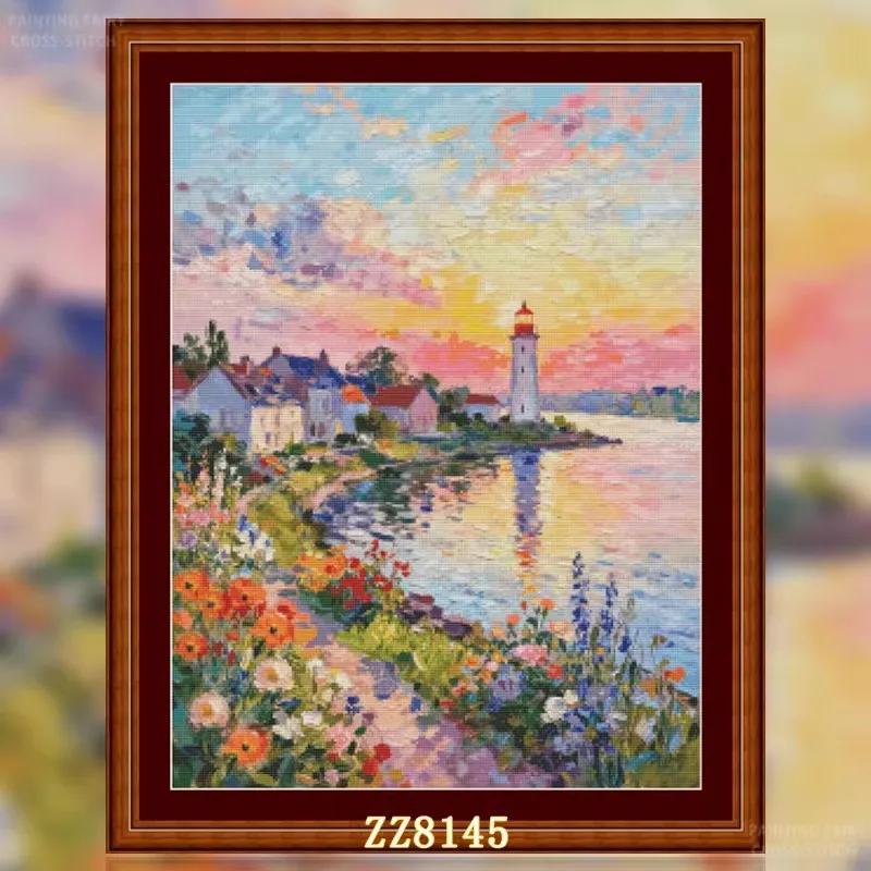 Набор для вышивания крестиком на холсте ZZ8163 «Красочный маяк», 14CT, 16CT, 18CT, 110 цветов
Набор для вышивания крестиком на холсте ZZ8163 «Красочный маяк», 14CT, 16CT, 18CT, 110 цветов