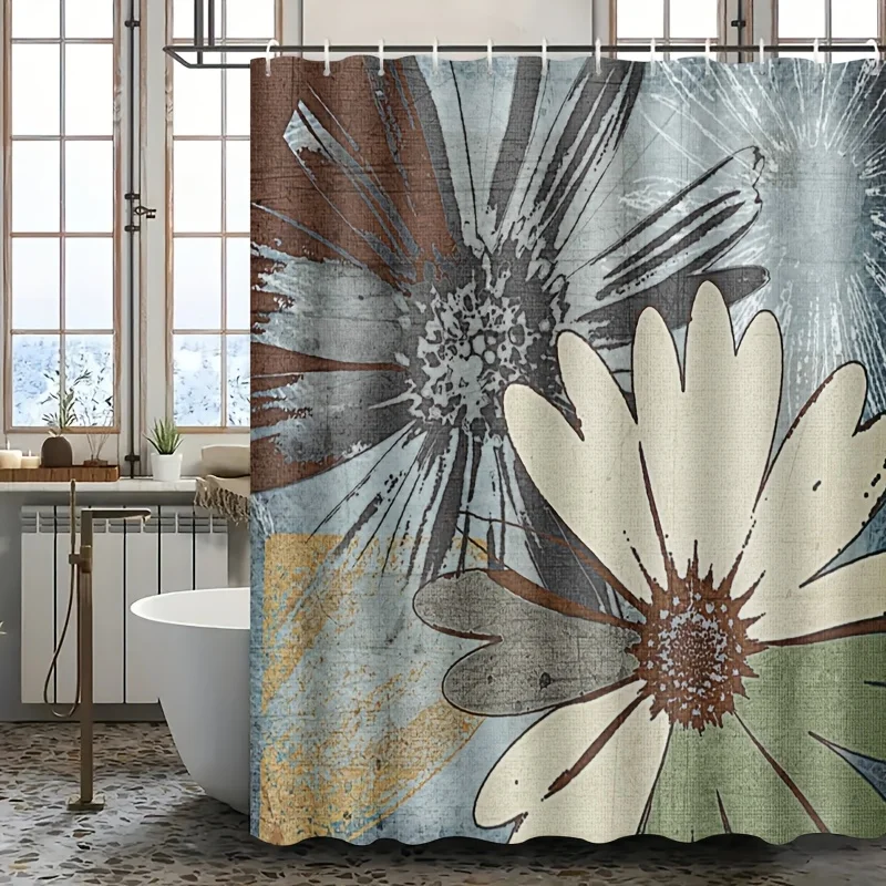 Bohemian Floral Abstract Sunburst Shower Curtain Waterproof Bathroom Wall Decor Home Linens 180x180cm Tropical Boho Design
Bohemian Floral Abstract Sunburst Shower Curtain Waterproof Bathroom Wall Decor Home Linens 180x180cm Tropical Boho Design