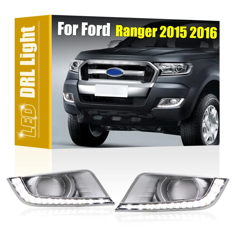 2Pcs LED Fog Warning Lamp For Ford Ranger 2015 2016 White DRL Daytime Driving Light Turn Signal Lights
2Pcs LED Fog Warning Lamp For Ford Ranger 2015 2016 White DRL Daytime Driving Light Turn Signal Lights