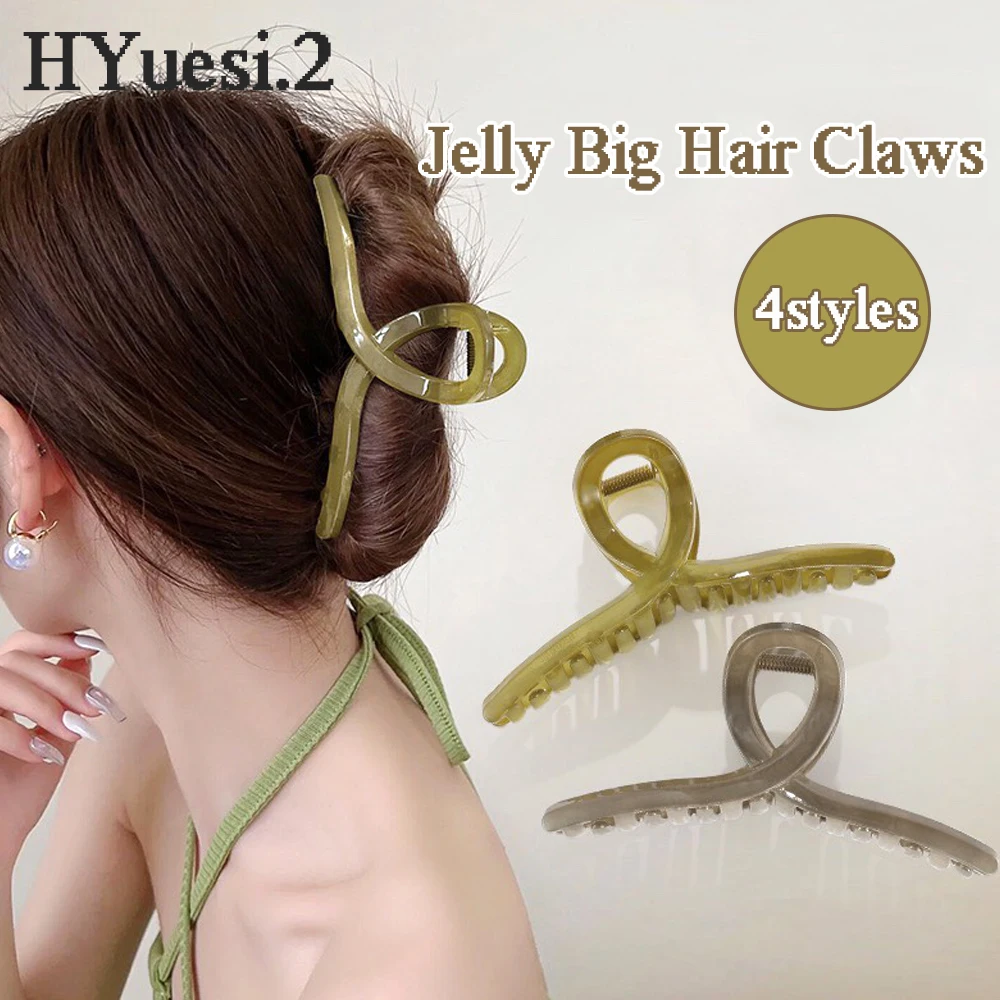 Fashion Acrylic Square Shaped Hair Claws Jelly Color Shark Clips For Women Girls Styling Tools Elegant Summer Headwear
Fashion Acrylic Square Shaped Hair Claws Jelly Color Shark Clips For Women Girls Styling Tools Elegant Summer Headwear