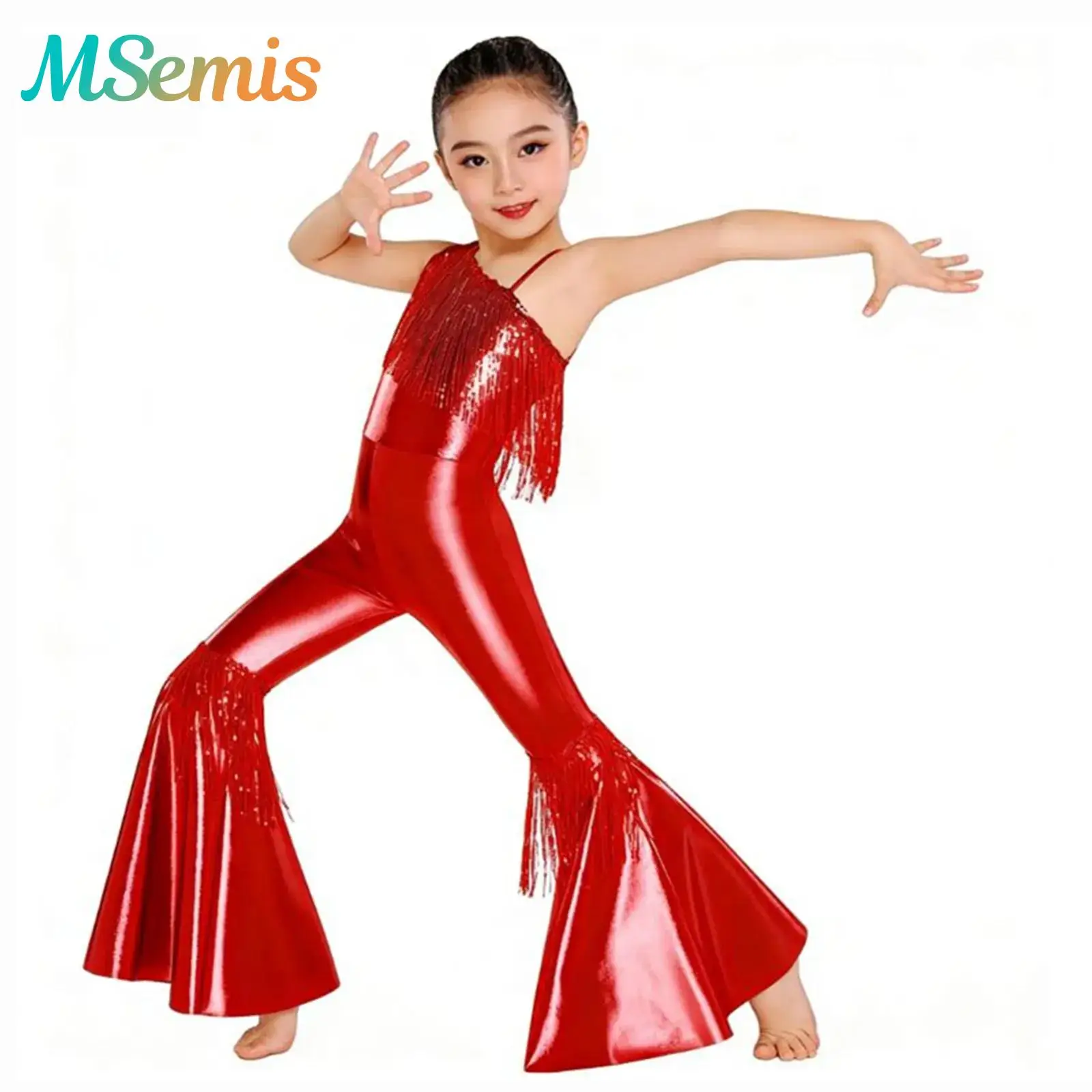 Детский блестящий костюм для девочек в стиле хиппи с пайетками, балетный/джазовый комбинезон с бахромой, расклешенный комбинезон в стиле диско 70-х годов
Детский блестящий костюм для девочек в стиле хиппи с пайетками, балетный/джазовый комбинезон с бахромой, расклешенный комбинезон в стиле диско 70-х годов