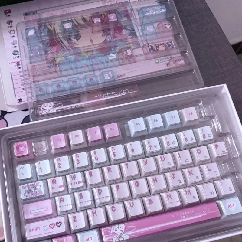 Titan Kingdom Pbt Keycaps Pink Side Transparent Dye Sub Cherry Profile Compatible For Wooting Custom Mechanical Gaming Keyboard
Titan Kingdom Pbt Keycaps Pink Side Transparent Dye Sub Cherry Profile Compatible For Wooting Custom Mechanical Gaming Keyboard