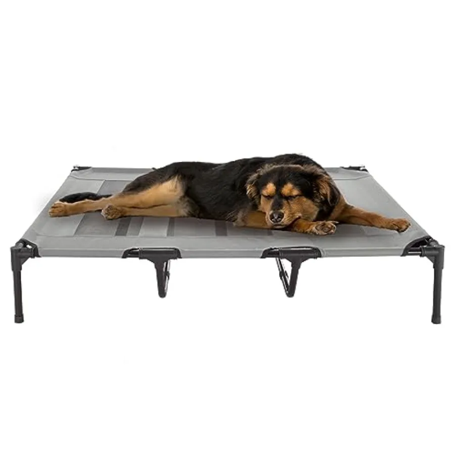 Elevated Dog Bed - 48x35.5-Inch Portable Pet Bed with Non-Slip Feet - Indoor/Outdoor Dog Cot or Puppy Bed for Pets up to 110lbs
Elevated Dog Bed - 48x35.5-Inch Portable Pet Bed with Non-Slip Feet - Indoor/Outdoor Dog Cot or Puppy Bed for Pets up to 110lbs