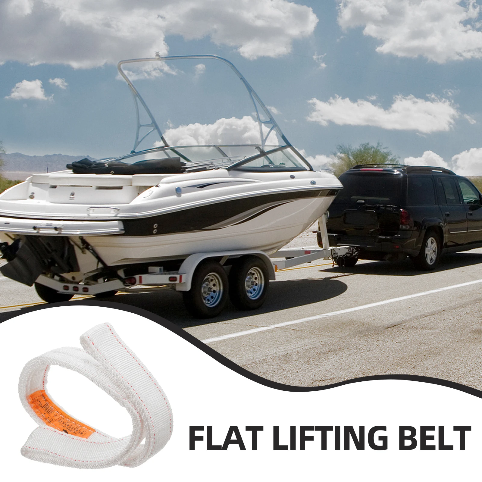 2pcs 1 Meter White Flat Lifting Strap Tow Belt Heavy Duty Winch Accessories Rigging Sling Truck Towing Rope
2pcs 1 Meter White Flat Lifting Strap Tow Belt Heavy Duty Winch Accessories Rigging Sling Truck Towing Rope