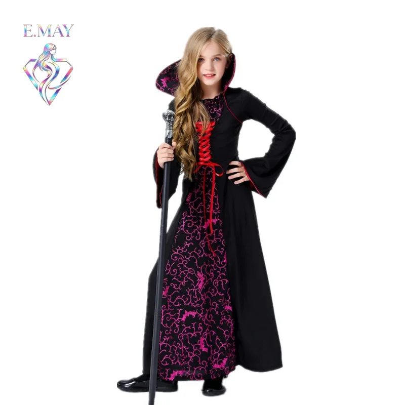 Halloween Witch Role-playing Costume Children's Stage Performance Demon Ghost Bride Death God Play Uniform
Halloween Witch Role-playing Costume Children's Stage Performance Demon Ghost Bride Death God Play Uniform