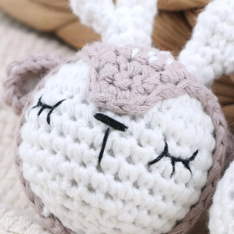 652F Handmade Crochet Animal Rabbit DIY Knitting Baby Pacifier Chain Chewable Accessories Infant Newborn Teether Toy Gift
652F Handmade Crochet Animal Rabbit DIY Knitting Baby Pacifier Chain Chewable Accessories Infant Newborn Teether Toy Gift