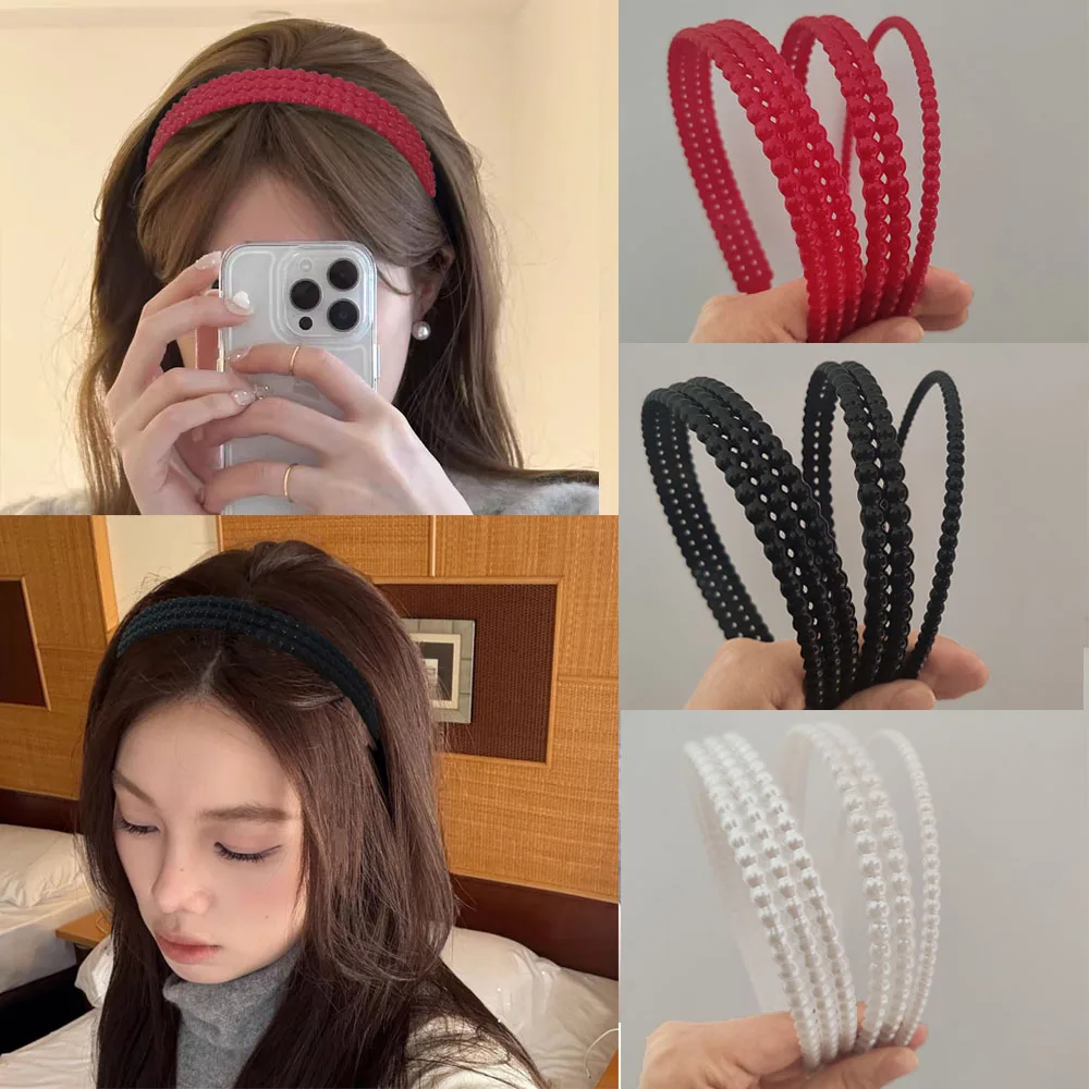 3pc European and American Plastic Black Red Pearl Shape Headband Women Girls Hair Bands Elegant Hairband Party Hair Accessories
3pc European and American Plastic Black Red Pearl Shape Headband Women Girls Hair Bands Elegant Hairband Party Hair Accessories