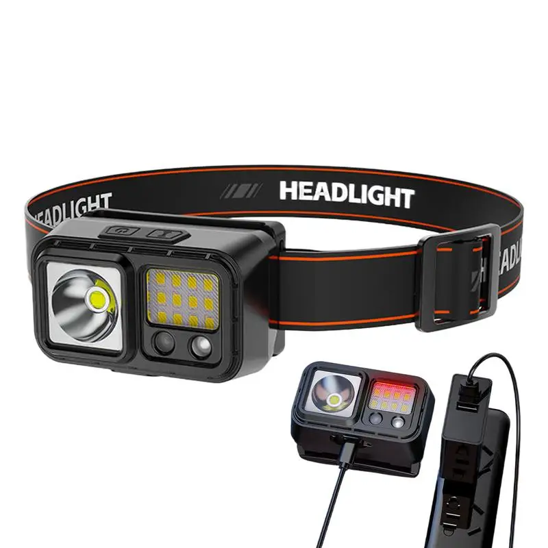 LED Intelligent Induction Headlight Long Range 8 LED Headlamp With 5 Brightness Modes Night Running Fishing Camping Flashlight
LED Intelligent Induction Headlight Long Range 8 LED Headlamp With 5 Brightness Modes Night Running Fishing Camping Flashlight