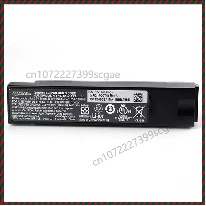 New Original 82-176890-01 Lithium Battery for Zebra DS8178 Barcode Scanner Black Label Replacement Spare Part
New Original 82-176890-01 Lithium Battery for Zebra DS8178 Barcode Scanner Black Label Replacement Spare Part