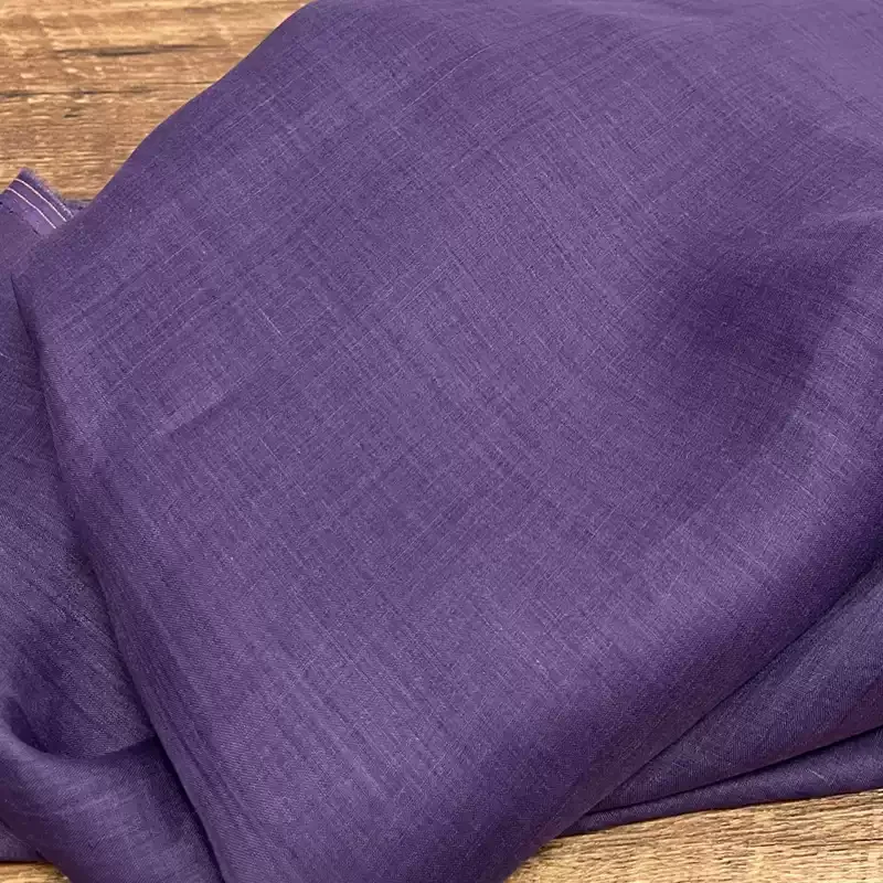 100% ramie fabric is used for handmade DIY deep purple fabric in clothing
100% ramie fabric is used for handmade DIY deep purple fabric in clothing