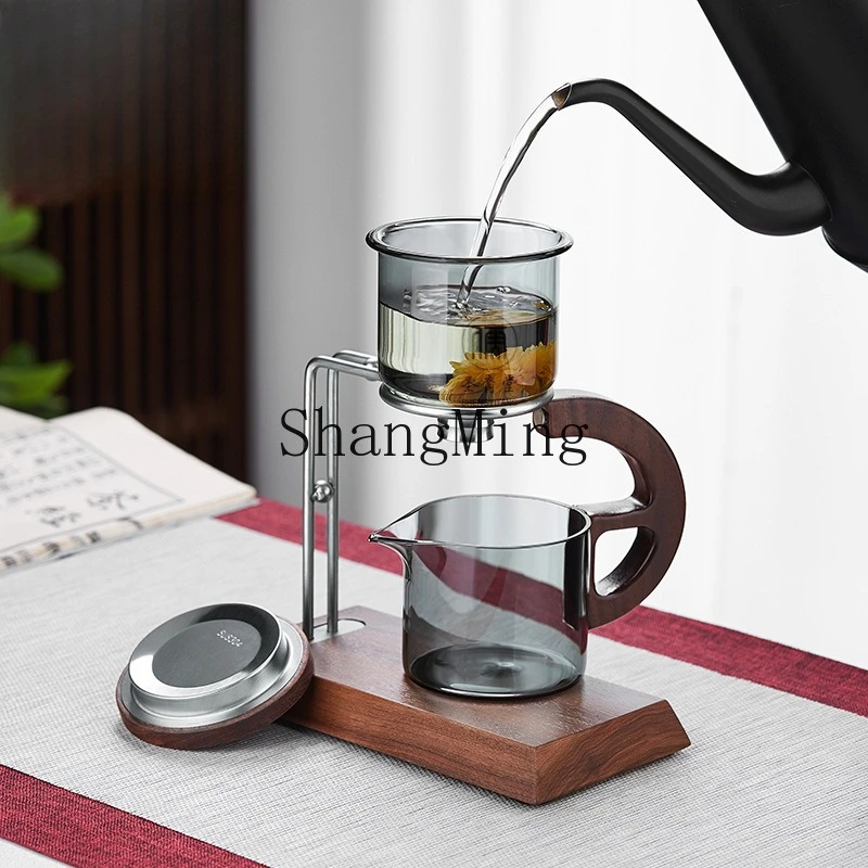 PYH high-end walnut filter tea brewer, tea separation, heat-resistant glass , home office, lazy tea set
PYH high-end walnut filter tea brewer, tea separation, heat-resistant glass , home office, lazy tea set