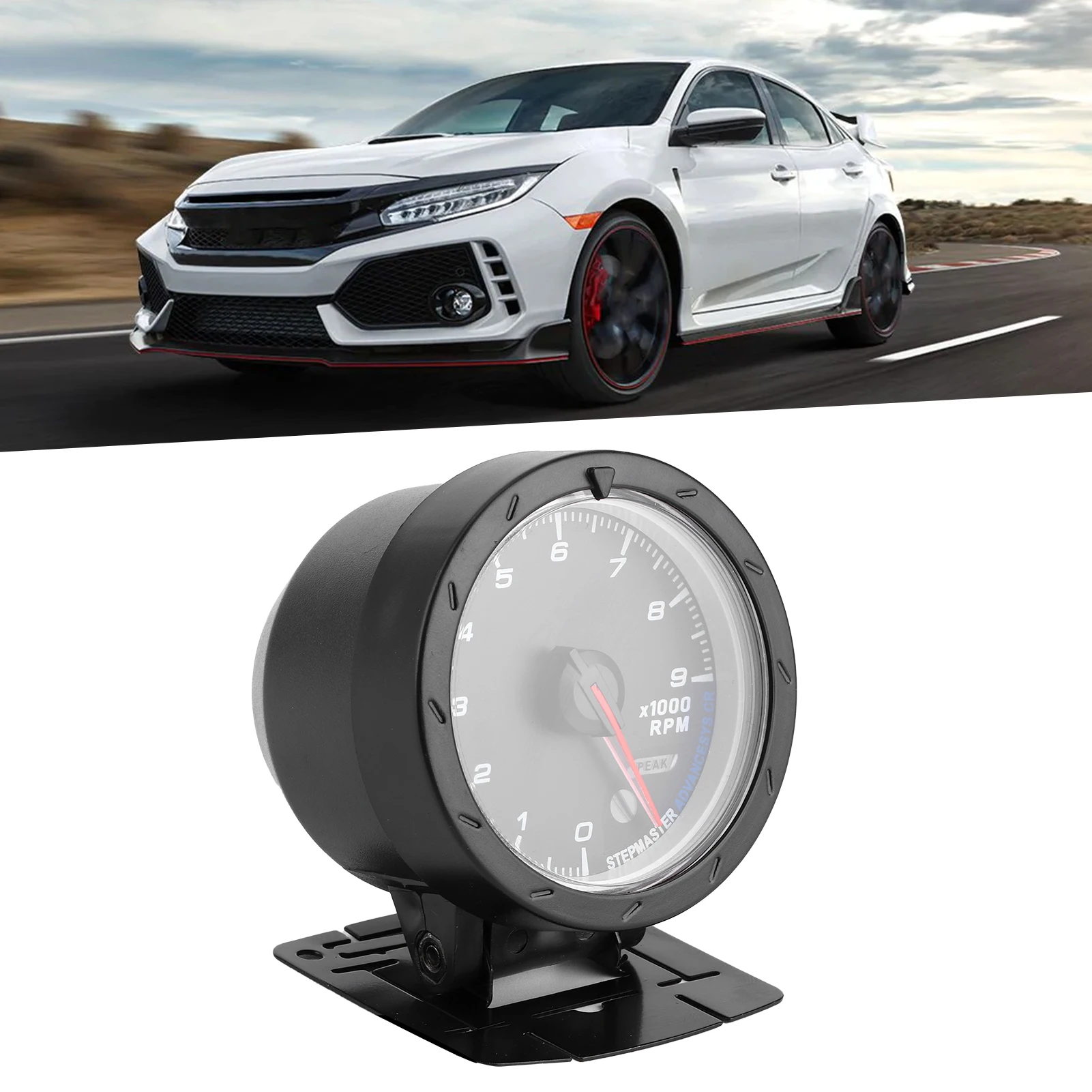 12V Tach Meter RPM Meter Tachometer Gauge Pointer 0‑9000RPM White/Red LED Light 65mm Dia 12V Auto Instrument Tachometer Gauge
12V Tach Meter RPM Meter Tachometer Gauge Pointer 0‑9000RPM White/Red LED Light 65mm Dia 12V Auto Instrument Tachometer Gauge