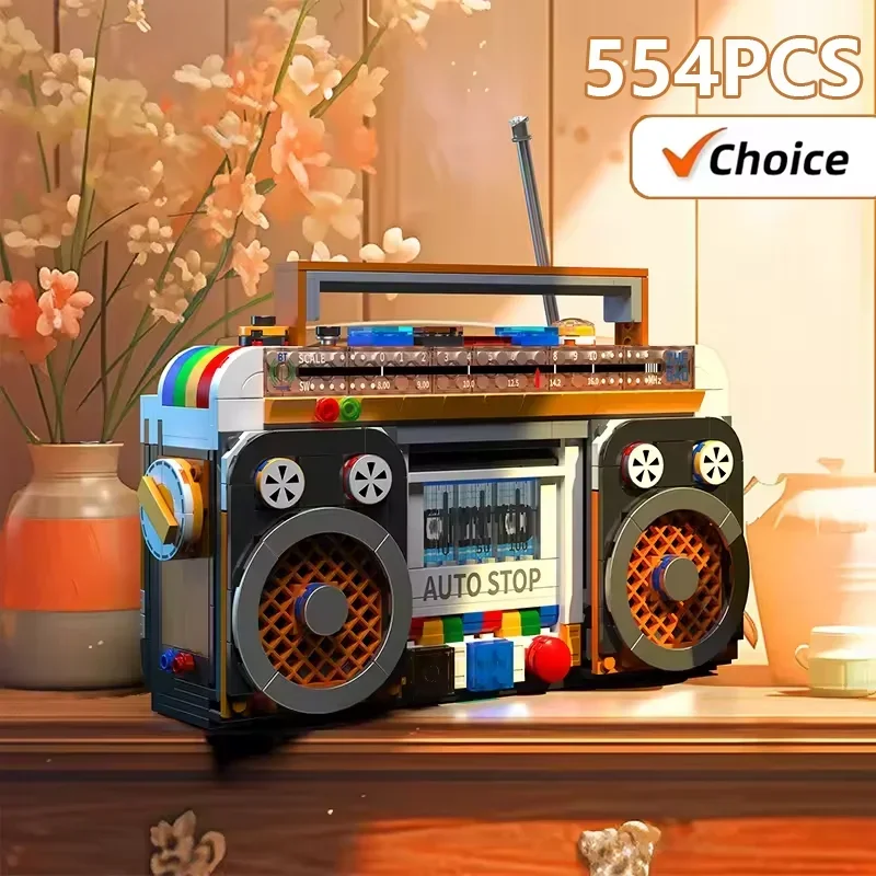 554PCS Color Radio Models Building Blocks Retro Small Home Appliances Assembly Bricks DIY Toys Decoration Children Holiday Gifts
554PCS Color Radio Models Building Blocks Retro Small Home Appliances Assembly Bricks DIY Toys Decoration Children Holiday Gifts