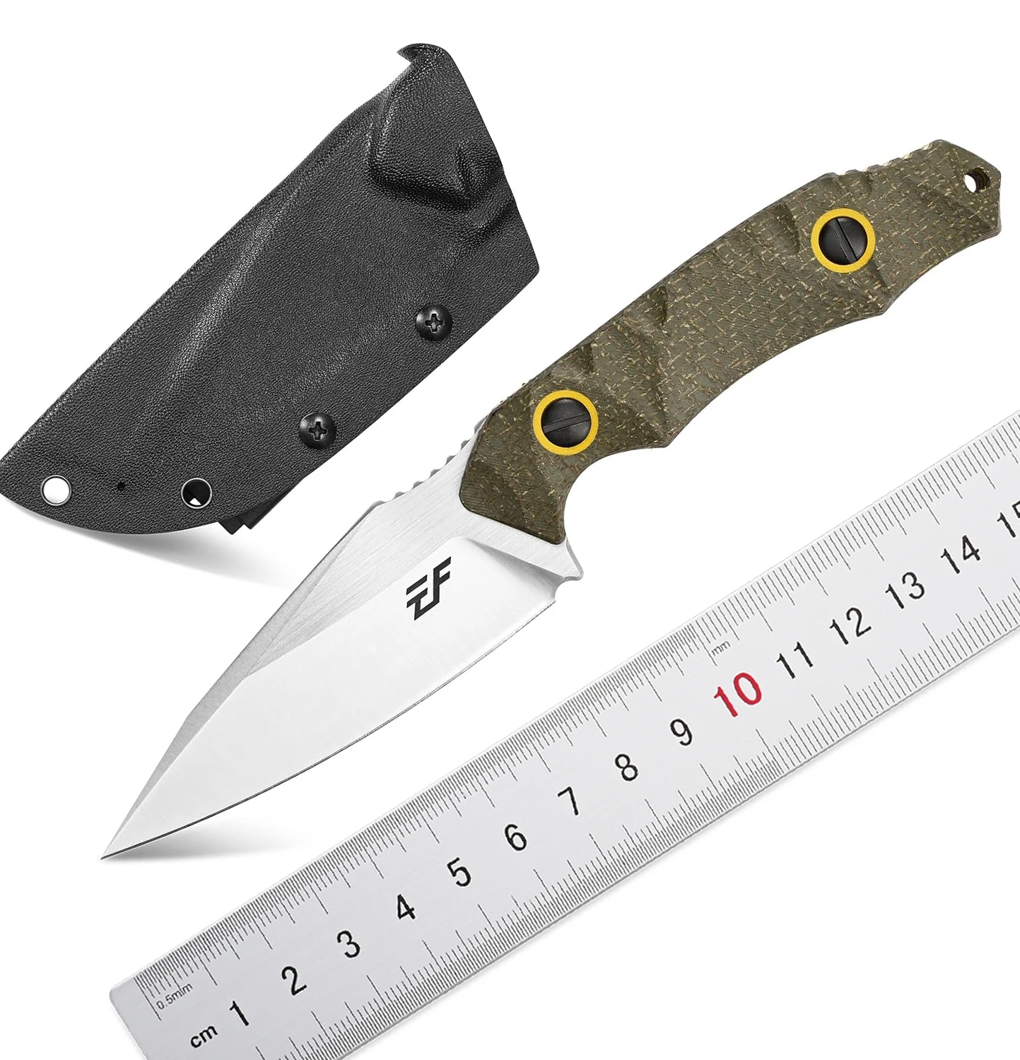 Eafengrow EF136 Fixed Straight Knife 154CM Steel Blade Micarta Handle Full Tang Compact Blade Knife for Working Camping EDC
Eafengrow EF136 Fixed Straight Knife 154CM Steel Blade Micarta Handle Full Tang Compact Blade Knife for Working Camping EDC