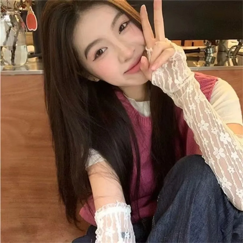 Fashion Lace Sunscreen Sleeve Thin Fingerless Driving Gloves UV Protection Riding Ice Silk Arm Cover Summer
Fashion Lace Sunscreen Sleeve Thin Fingerless Driving Gloves UV Protection Riding Ice Silk Arm Cover Summer