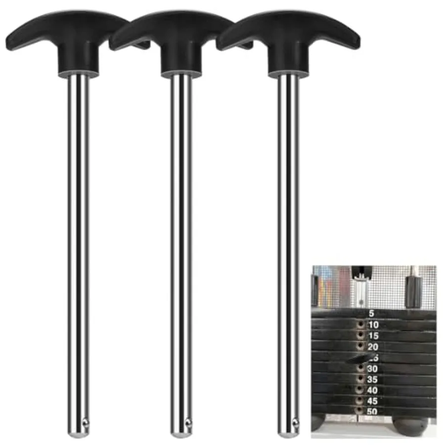 3pcs Weight Stack Pin, Gym Pins for Weight Stack, Weight Lifting Pins for Universal Home Commercial Gym Strength Training Equip
3pcs Weight Stack Pin, Gym Pins for Weight Stack, Weight Lifting Pins for Universal Home Commercial Gym Strength Training Equip