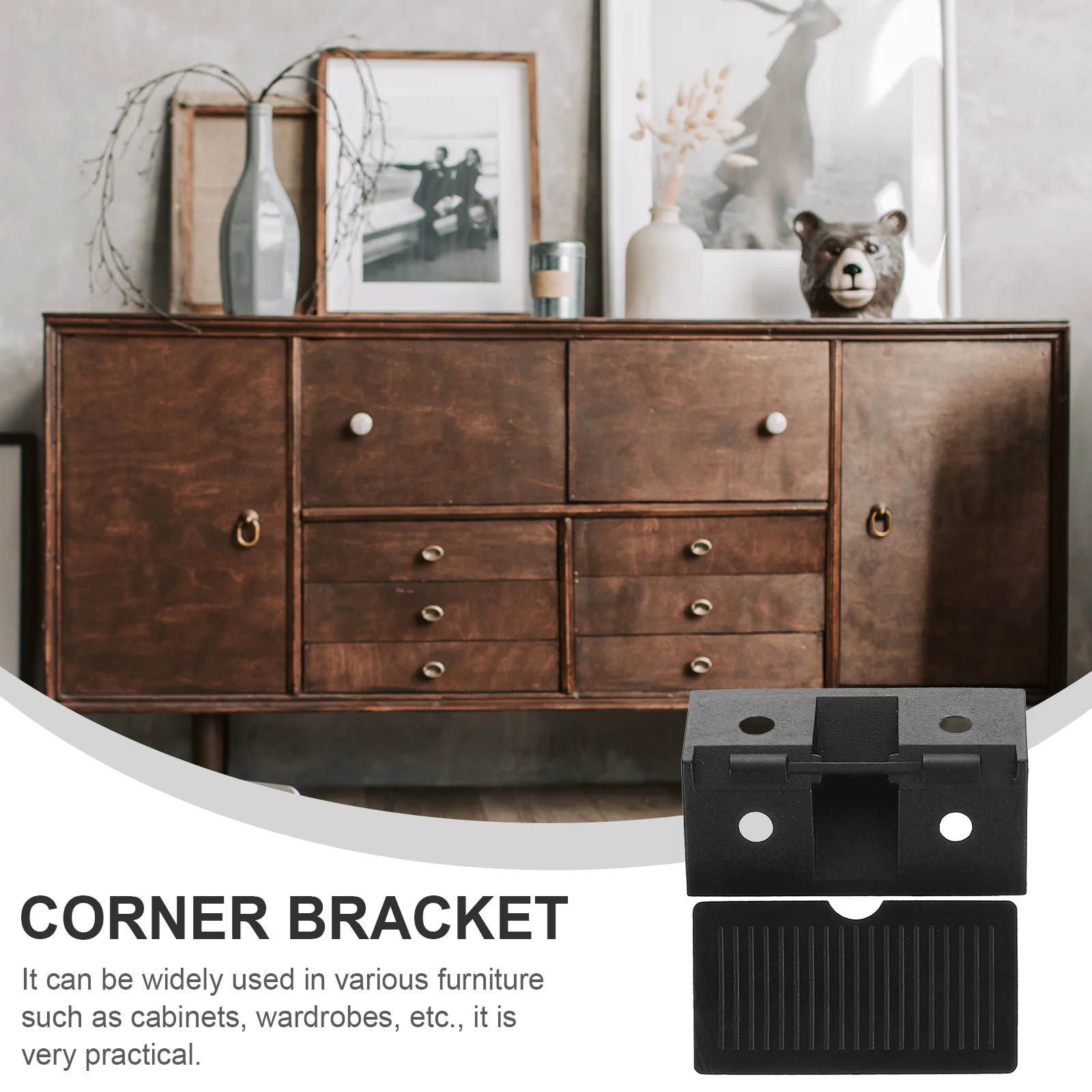 100pcs Cabinet Connector Black Corner Brackets Shelf Support Cover High Strength Durable Furniture Hardware Joint Fastener
100pcs Cabinet Connector Black Corner Brackets Shelf Support Cover High Strength Durable Furniture Hardware Joint Fastener