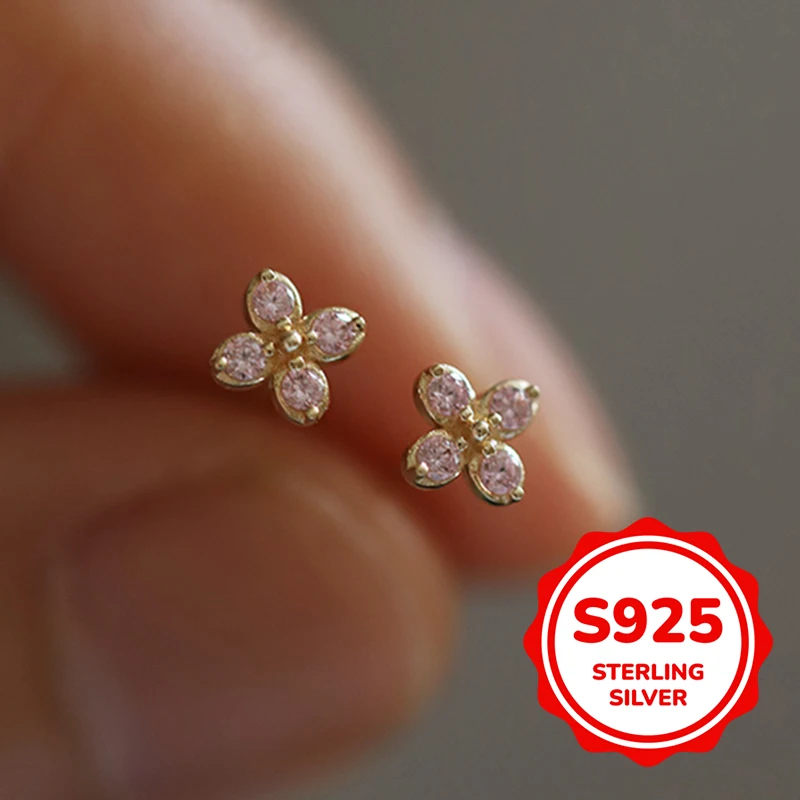 S925 sterling silver earrings light pink cross flower elegant temperament earrings Japanese and Korean niche
S925 sterling silver earrings light pink cross flower elegant temperament earrings Japanese and Korean niche