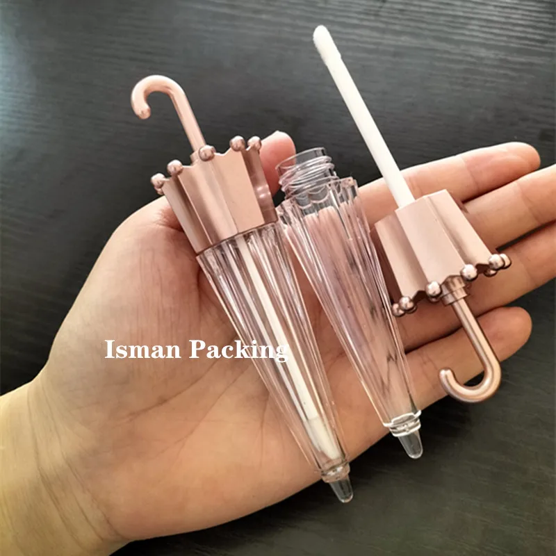 50Pcs unique rose gold umbrella shaped lipgloss packaging empty kids clear lip gloss containers tube with wands brush 5ml
50Pcs unique rose gold umbrella shaped lipgloss packaging empty kids clear lip gloss containers tube with wands brush 5ml