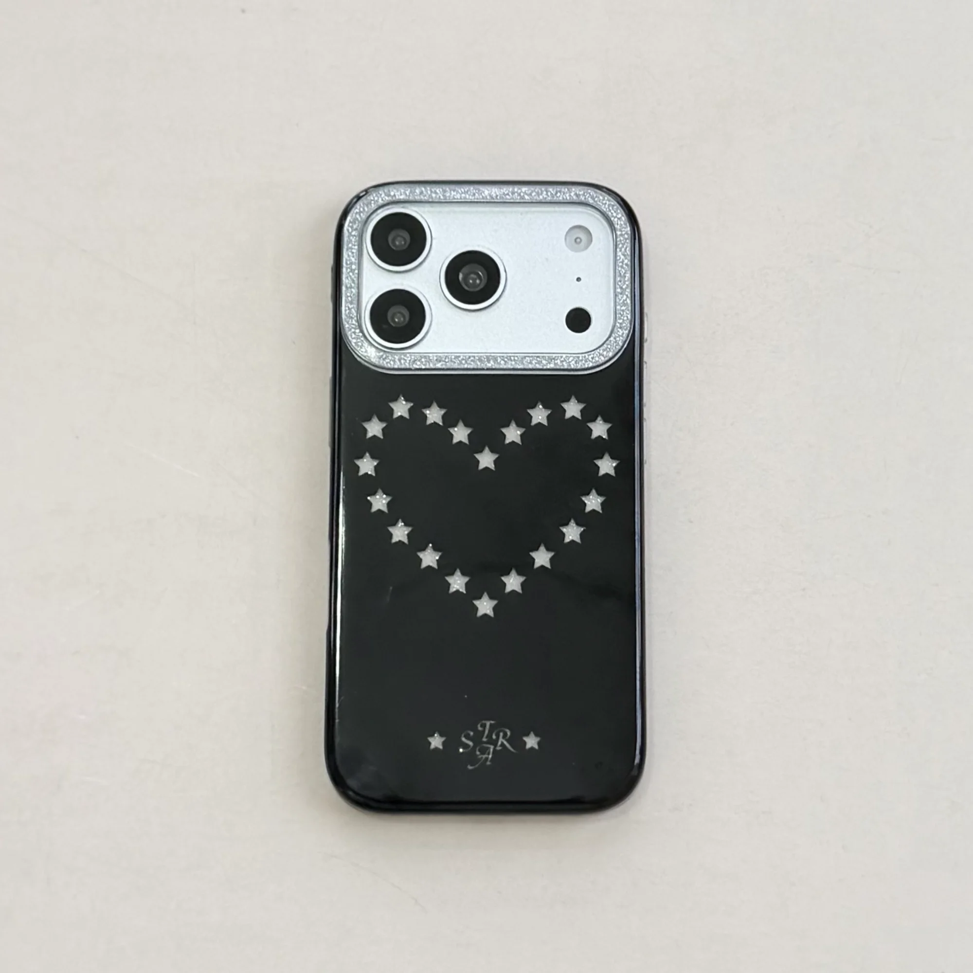 Y2K Star Heart Black Glossy with Sparkly Camera Bumper Phone Case for iPhone 17 16 15 14 13 Pro Max Back Phone Cover Capa
Y2K Star Heart Black Glossy with Sparkly Camera Bumper Phone Case for iPhone 17 16 15 14 13 Pro Max Back Phone Cover Capa