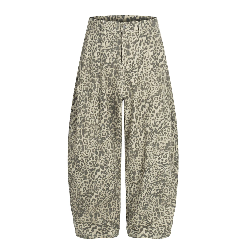 GXFortune Американские ретро джинсы с леопардовым принтом и широкими штанинами, свободные деконструированные длинные брюки для спецодежды
GXFortune Американские ретро джинсы с леопардовым принтом и широкими штанинами, свободные деконструированные длинные брюки для спецодежды