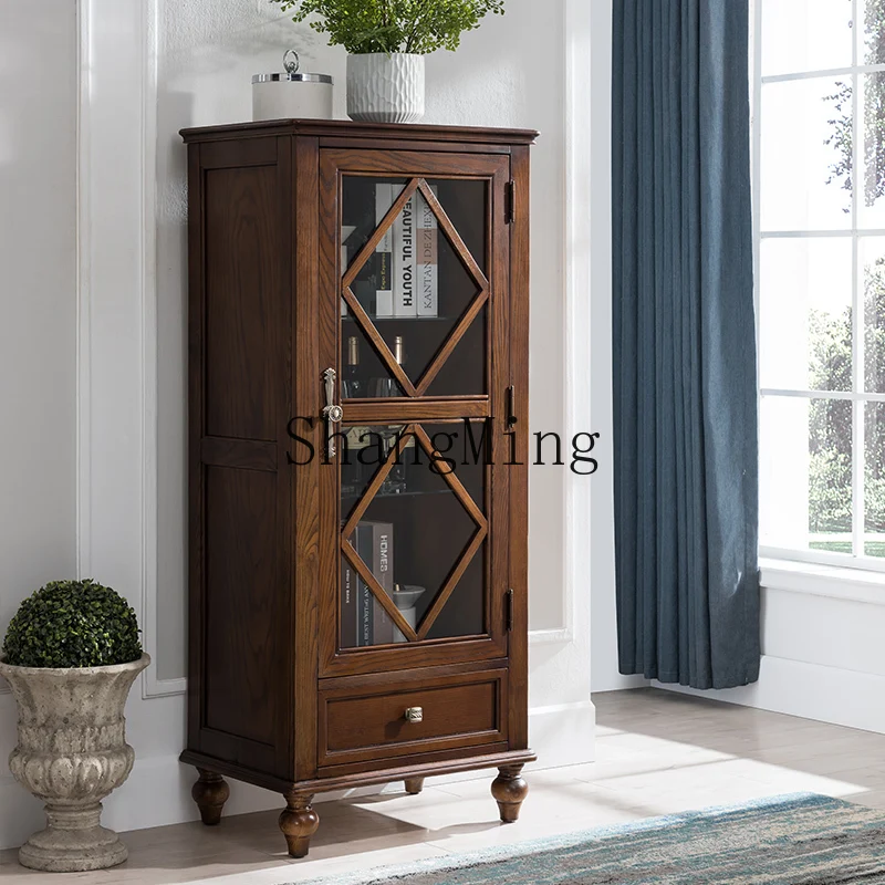 YX American country solid wood wine cabinet ash wood living room single door TV side cabinet high and low cabinet combination
YX American country solid wood wine cabinet ash wood living room single door TV side cabinet high and low cabinet combination