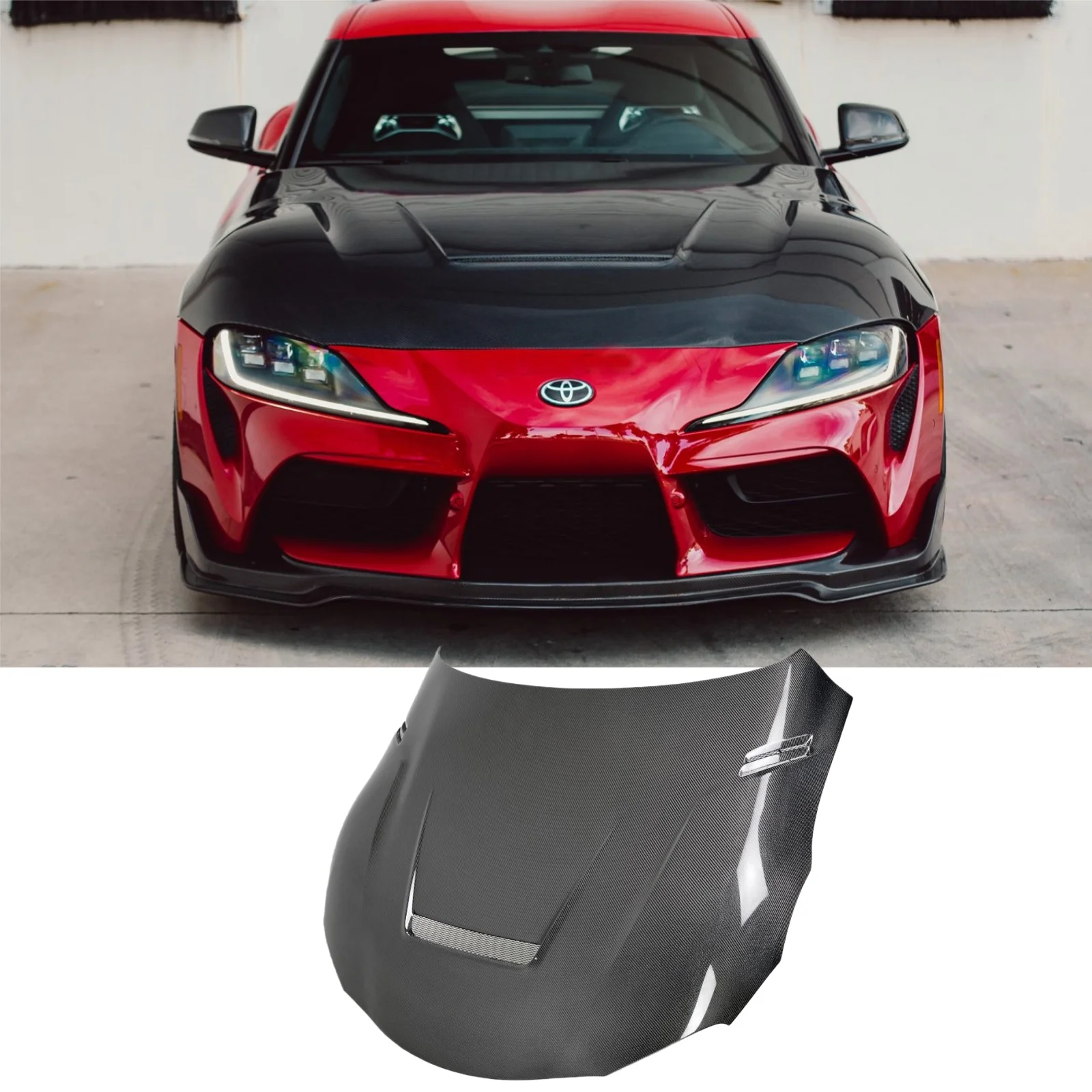 Капот в стиле S из углеродного волокна для Toyota GR Supra A90 A91 Mk5, капот, автомобильные аксессуары, карбоновый капот, крышка двигателя 2019+
Капот в стиле S из углеродного волокна для Toyota GR Supra A90 A91 Mk5, капот, автомобильные аксессуары, карбоновый капот, крышка двигателя 2019+