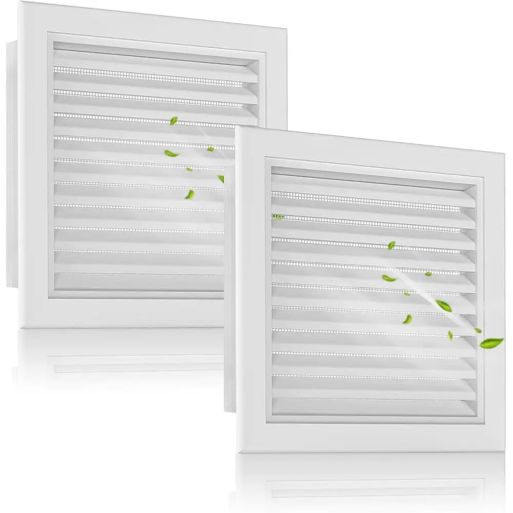 Алюминиевые вентиляционные отверстия 20x20 — современные вентиляционные отверстия для сарая и чердака для контроля расхода тепла и влаги — открытие вентиляционного отверстия: 18x18, гладкий внешний вид
Алюминиевые вентиляционные отверстия 20x20 — современные вентиляционные отверстия для сарая и чердака для контроля расхода тепла и влаги — открытие вентиляционного отверстия: 18x18, гладкий внешний вид