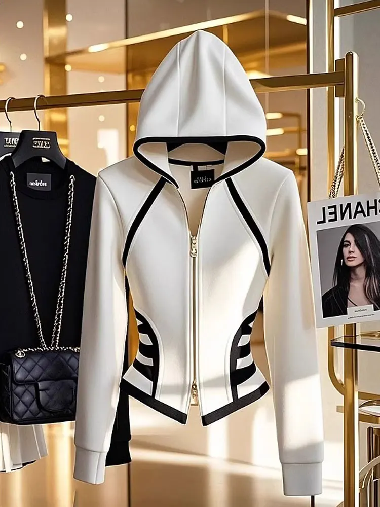Spring New Style Small Fragrance Wind Waist-Cinching Hooded Jacket Women plus Size Casual Versatile Open Cardigan Top
Spring New Style Small Fragrance Wind Waist-Cinching Hooded Jacket Women plus Size Casual Versatile Open Cardigan Top