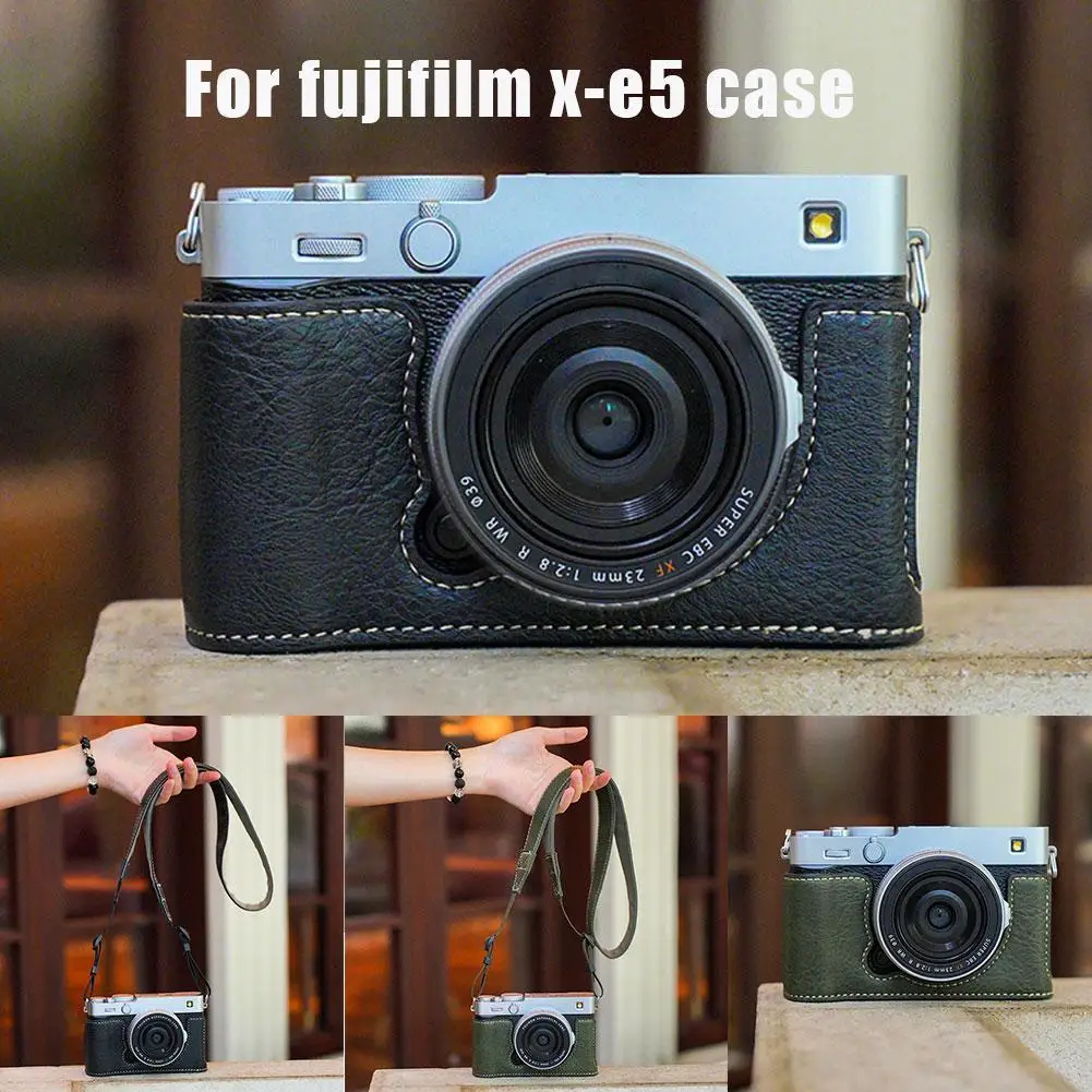 Retro Leather Case For Fujifilm Xe5 Digital Camera - Protective With Strap And Grip Leather Camera Half Bag Body Camera Cases
Retro Leather Case For Fujifilm Xe5 Digital Camera - Protective With Strap And Grip Leather Camera Half Bag Body Camera Cases