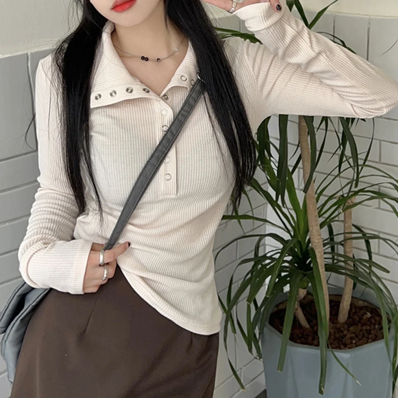 2023 Women Jumper Simple Button Up Sweater Knitted Long Sleeve Slim Fit Y2K Pullovers for Women Autumn Winter Casual Tops 29189
2023 Women Jumper Simple Button Up Sweater Knitted Long Sleeve Slim Fit Y2K Pullovers for Women Autumn Winter Casual Tops 29189