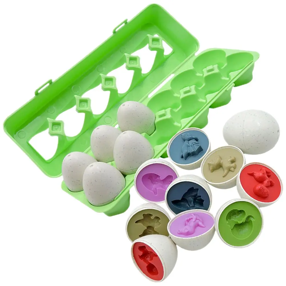 Dinosaur Matching Eggs Toys Plastic Puzzle Color Cognition Educational Kids Preschool Learning Toddler Easter Gift
Dinosaur Matching Eggs Toys Plastic Puzzle Color Cognition Educational Kids Preschool Learning Toddler Easter Gift