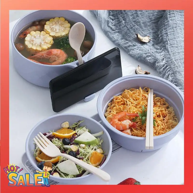 ABCL Cooker Set Ramen Bowl Cooker Set Wheat Straw Instant Noodles Bowl With Handles Blue
ABCL Cooker Set Ramen Bowl Cooker Set Wheat Straw Instant Noodles Bowl With Handles Blue
