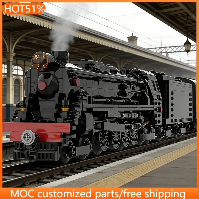 Набор для сборки паровоза класса KA (1106 деталей), модульный конструктор MOC, развивающая игрушка для детей, простой и креативный DIY-набор, подарок на праздник
Набор для сборки паровоза класса KA (1106 деталей), модульный конструктор MOC, развивающая игрушка для детей, простой и креативный DIY-набор, подарок на праздник