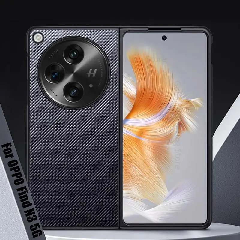 Funda For OPPO Find N3 5G Carbon Fiber Leather Phone Case Coque For Oppo Find N3 5G Hard PC Protection Flip Cover For Find N3 5G
Funda For OPPO Find N3 5G Carbon Fiber Leather Phone Case Coque For Oppo Find N3 5G Hard PC Protection Flip Cover For Find N3 5G