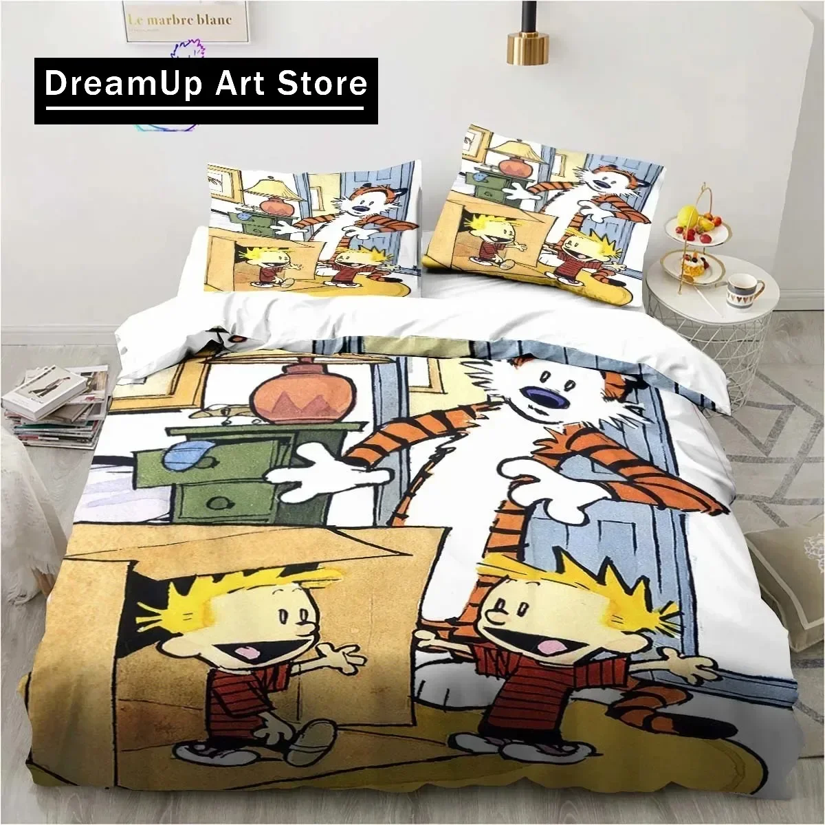 3D Print Cartoon Calvin Hobbes Bedding Set Boys Girls Twin Queen King Size Duvet Cover Pillowcase Bed boys Adult Bedroom
3D Print Cartoon Calvin Hobbes Bedding Set Boys Girls Twin Queen King Size Duvet Cover Pillowcase Bed boys Adult Bedroom