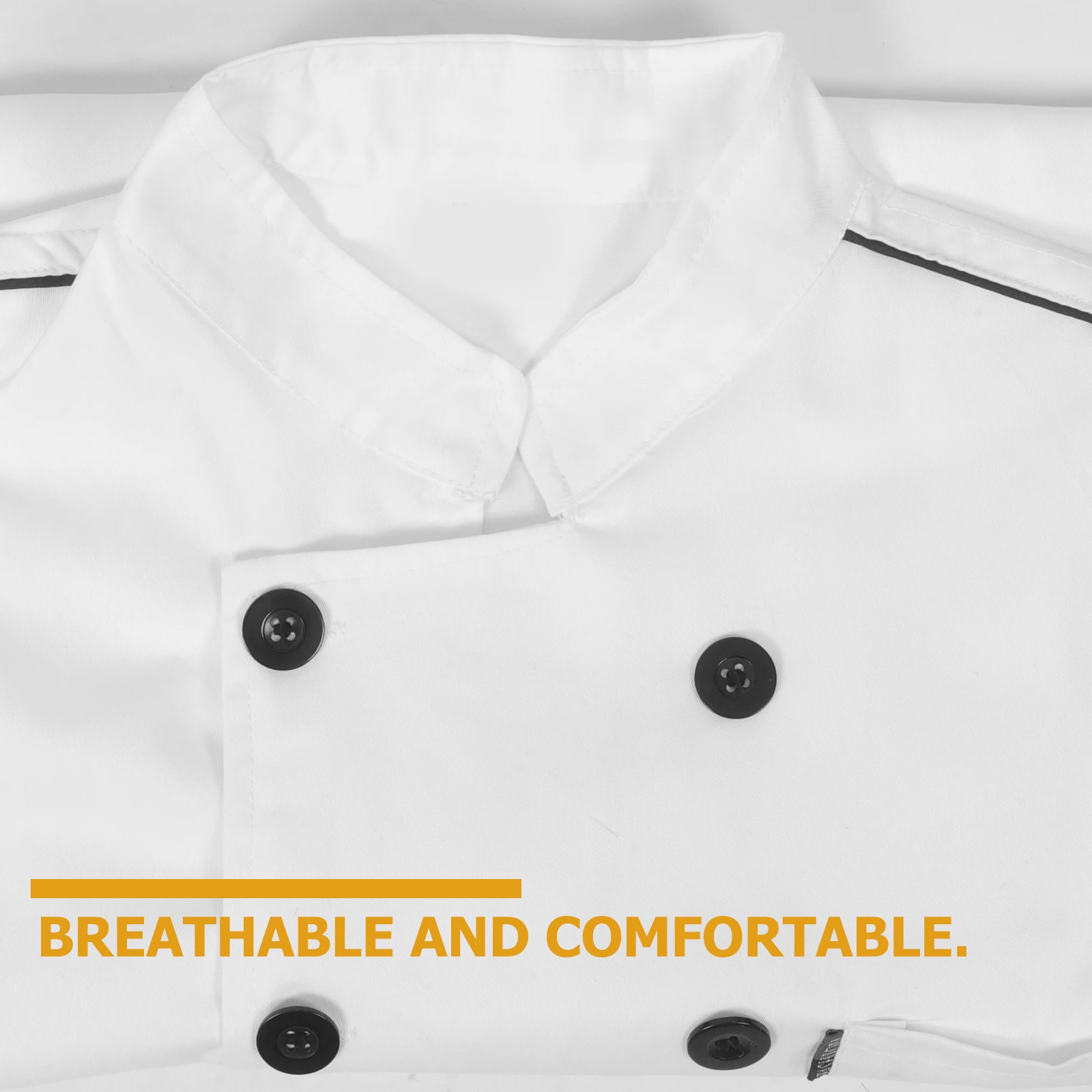 Restaurant Work Clothes Short Sleeve Men's Chef Coat Breathable Moisture-Wicking Stain-Resistant Easy Clean Kitchen Uniform Cook
Restaurant Work Clothes Short Sleeve Men's Chef Coat Breathable Moisture-Wicking Stain-Resistant Easy Clean Kitchen Uniform Cook