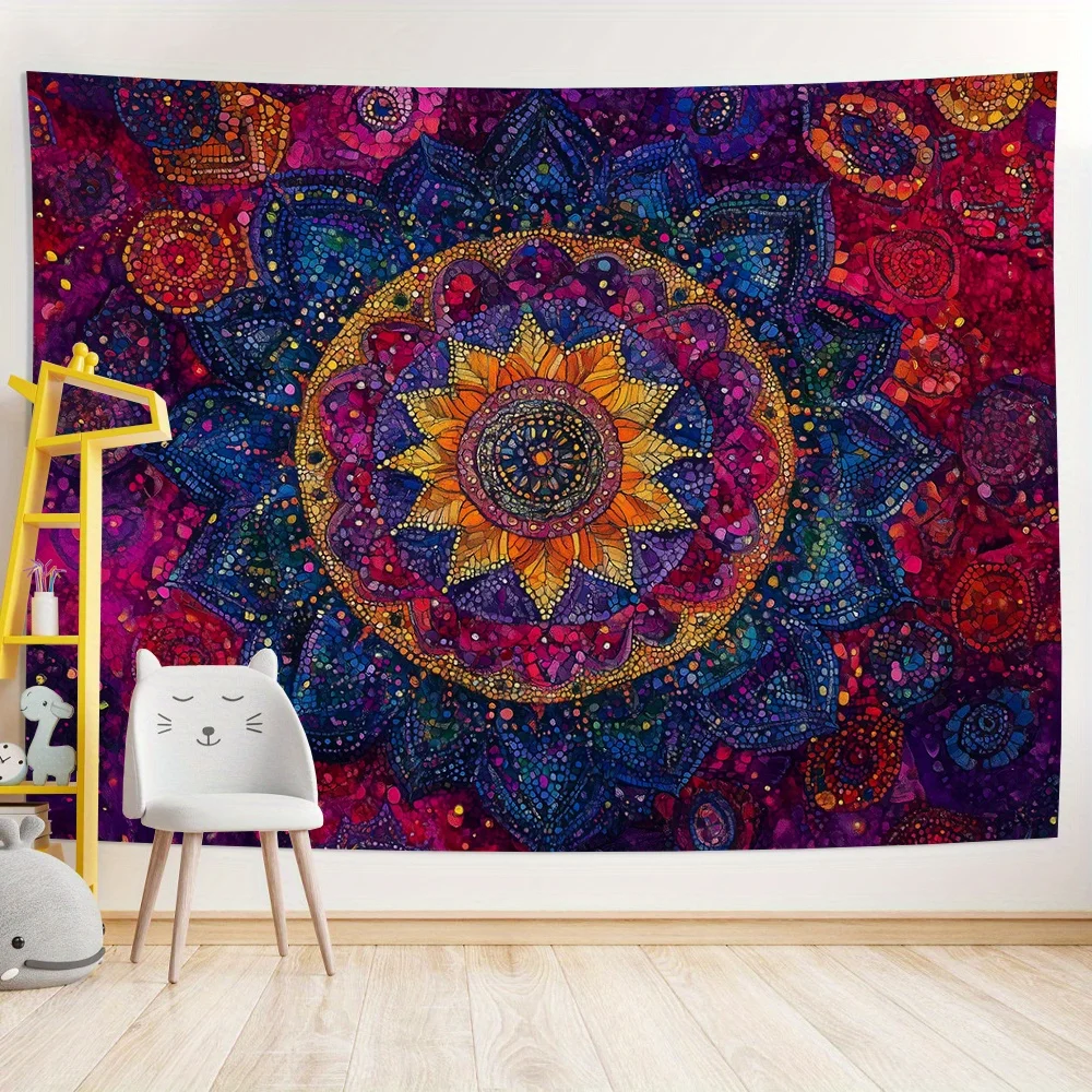 VIKAMA Bohemian Tapestry Sunflower Geometric Living Room Bedroom Decorative Art Atmospheric Wall Decoration
VIKAMA Bohemian Tapestry Sunflower Geometric Living Room Bedroom Decorative Art Atmospheric Wall Decoration