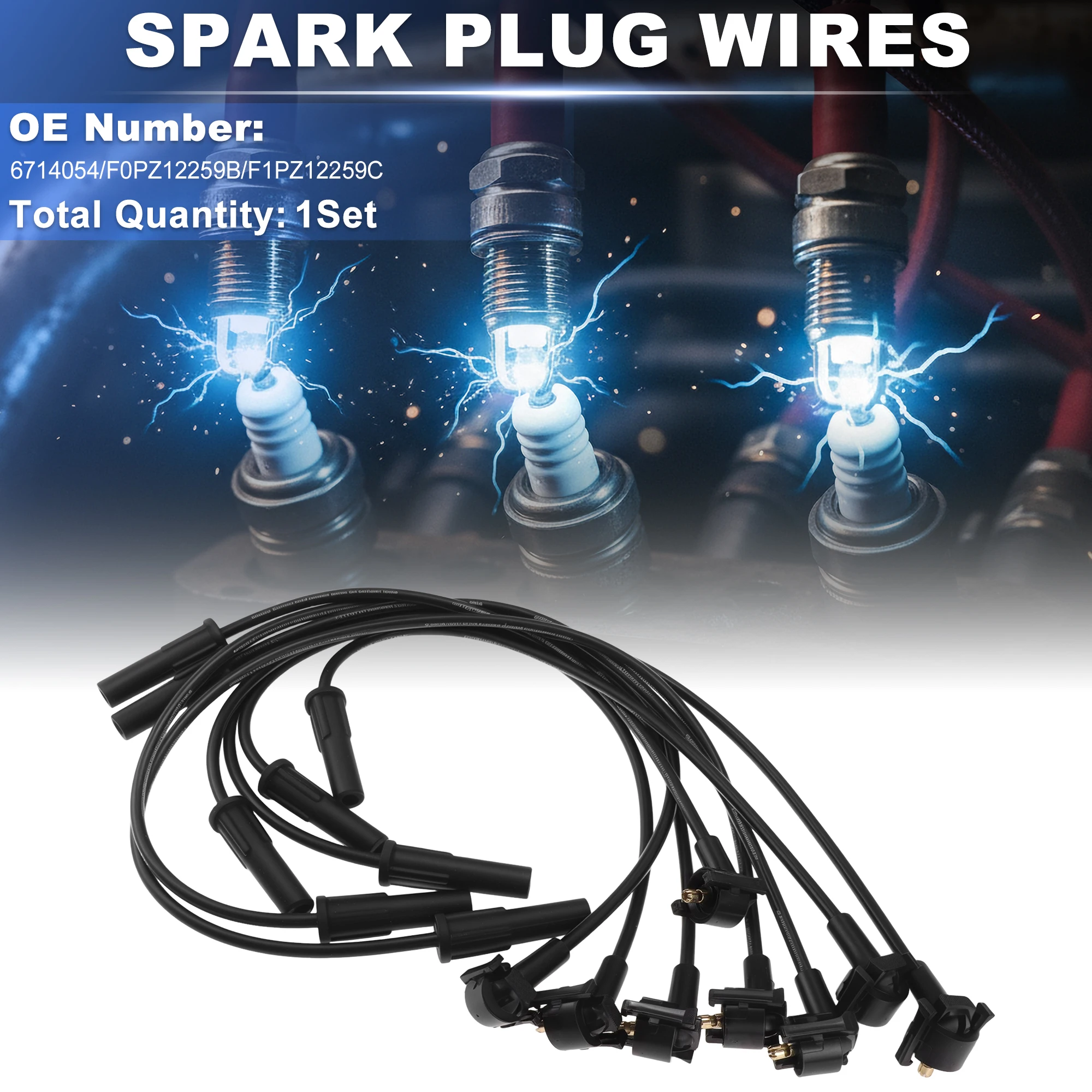 UXCELL 1 Set Spark Plug Wire for Ford for Ranger 89-91 6714054/F0PZ12259B/F1PZ12259C
UXCELL 1 Set Spark Plug Wire for Ford for Ranger 89-91 6714054/F0PZ12259B/F1PZ12259C