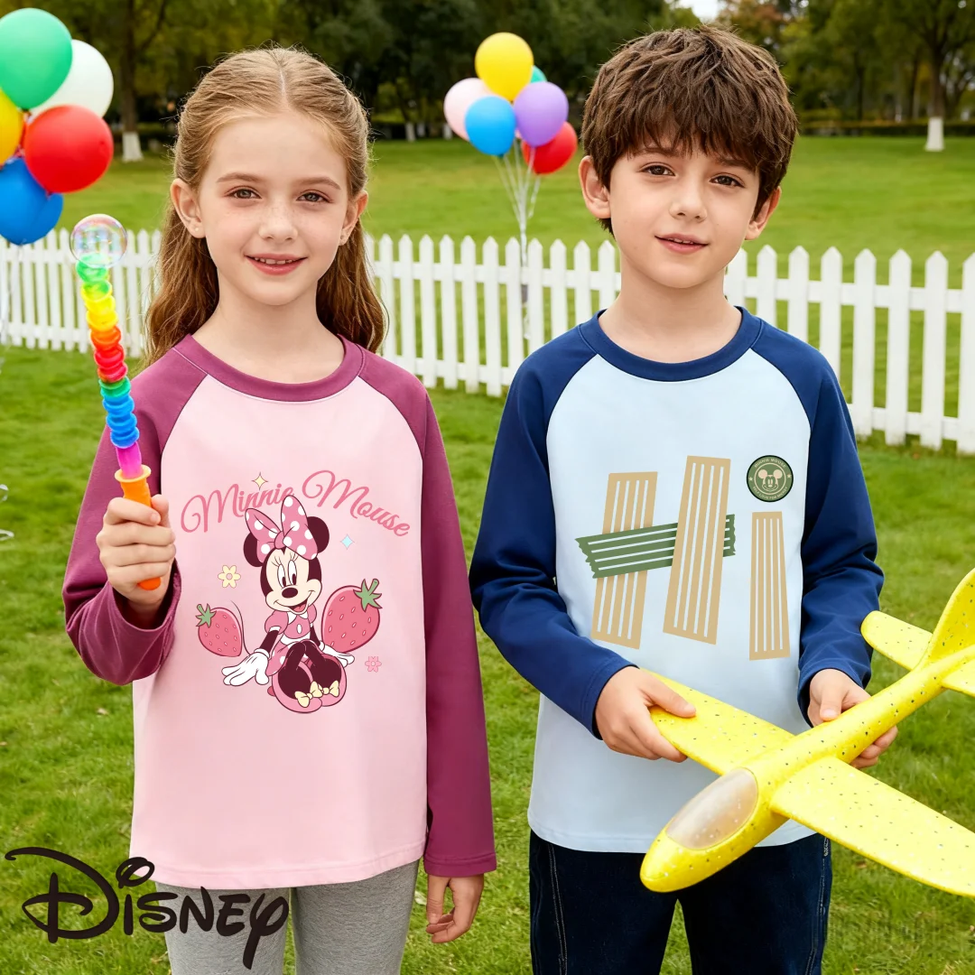 Детская футболка с круглым вырезом и длинными рукавами Disney, детский хлопковый свитшот с цветными блоками, легкие дышащие удобные пуловеры
Детская футболка с круглым вырезом и длинными рукавами Disney, детский хлопковый свитшот с цветными блоками, легкие дышащие удобные пуловеры