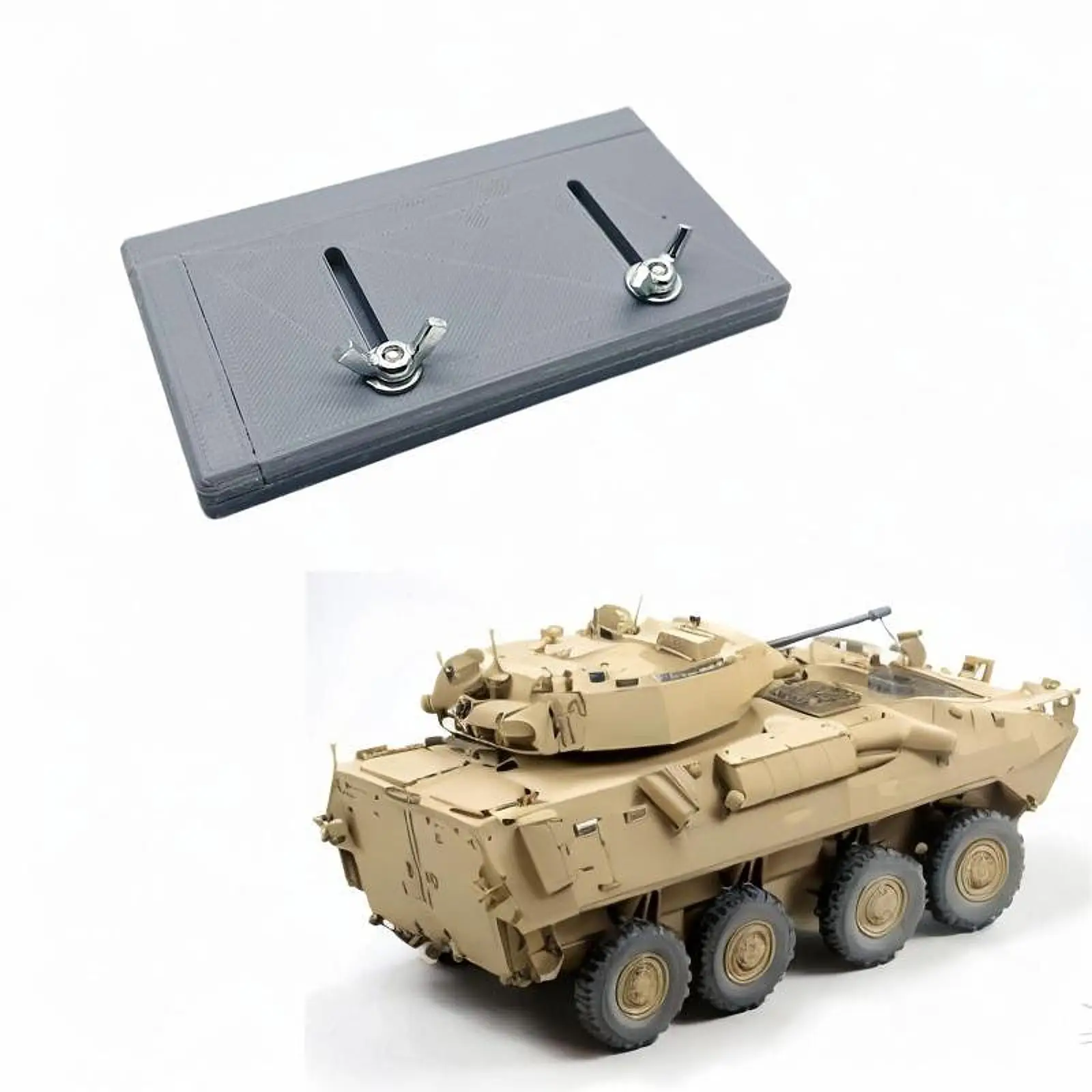 Сборочный приспособление для гусеничных звеньев танка для бака 1/35 Прочные аксессуары «сделай сам»
Сборочный приспособление для гусеничных звеньев танка для бака 1/35 Прочные аксессуары «сделай сам»