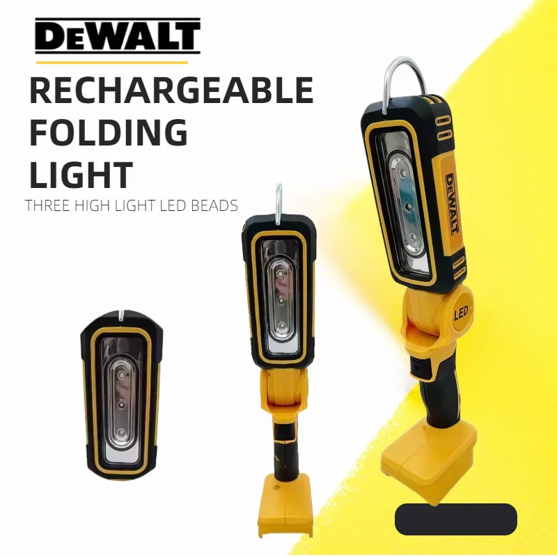 Портативный кемпинговый фонарь DEWALT для аккумуляторов DEWALT, 90-градусный аварийный фонарик, складной рабочий светильник-инструмент
Портативный кемпинговый фонарь DEWALT для аккумуляторов DEWALT, 90-градусный аварийный фонарик, складной рабочий светильник-инструмент