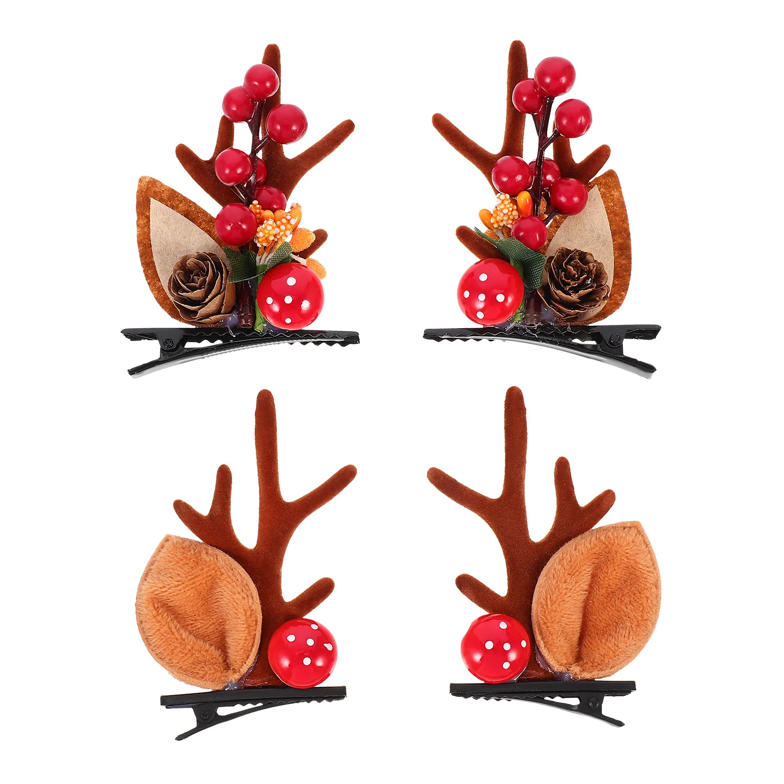 Xmas Hairpins 2 Pairs Lovely Deer Antlers Iron Christmas Hair Clips Accessories Non Woven Durable Festive Gifts
Xmas Hairpins 2 Pairs Lovely Deer Antlers Iron Christmas Hair Clips Accessories Non Woven Durable Festive Gifts