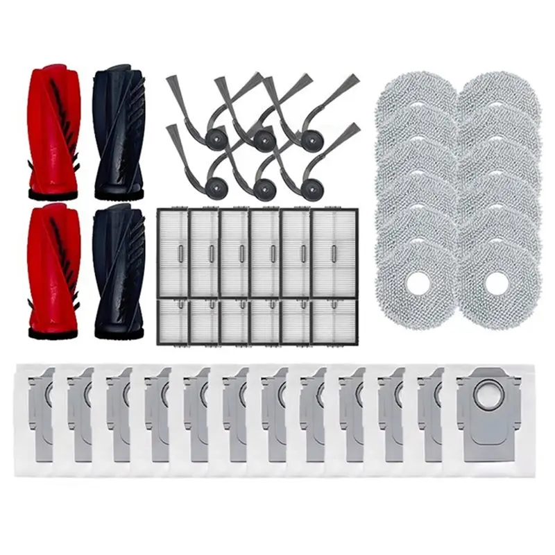 Комплект аксессуаров A55X для Roborock Saros10: основная и боковые щетки, HEPA-фильтр, салфетка для влажной уборки, мешок для сбора пыли для роботов-пылесосов
Комплект аксессуаров A55X для Roborock Saros10: основная и боковые щетки, HEPA-фильтр, салфетка для влажной уборки, мешок для сбора пыли для роботов-пылесосов