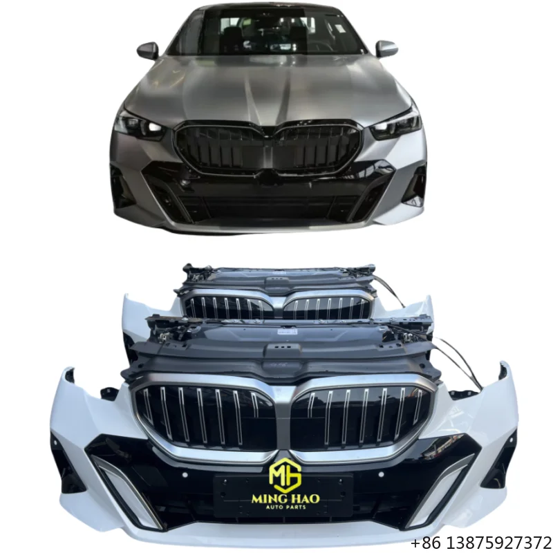2024 model for 5 Series G60/G68 complete front and rear bumper body kits, Schang radiator, radar, fog light bumper bonnet
2024 model for 5 Series G60/G68 complete front and rear bumper body kits, Schang radiator, radar, fog light bumper bonnet