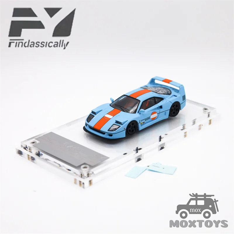 Findclassically 1:64 F40 Blue Orange Limited 500 Литая под давлением модель автомобиля
Findclassically 1:64 F40 Blue Orange Limited 500 Литая под давлением модель автомобиля